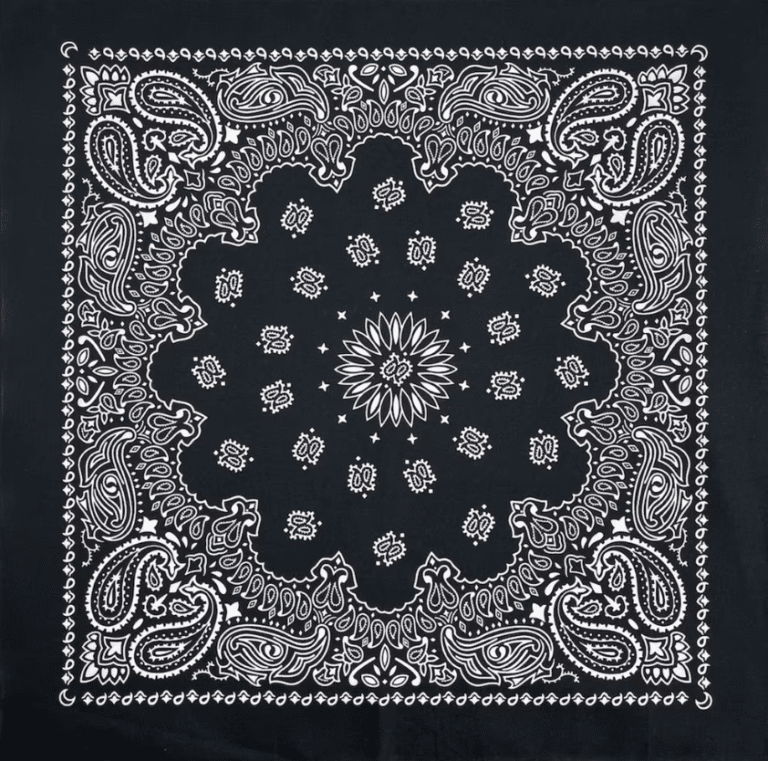 Bandana cowboy paisley 68×68 cm en coton (5)