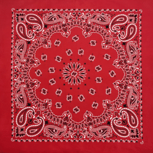 Bandana cowboy paisley 68x68 cm en coton