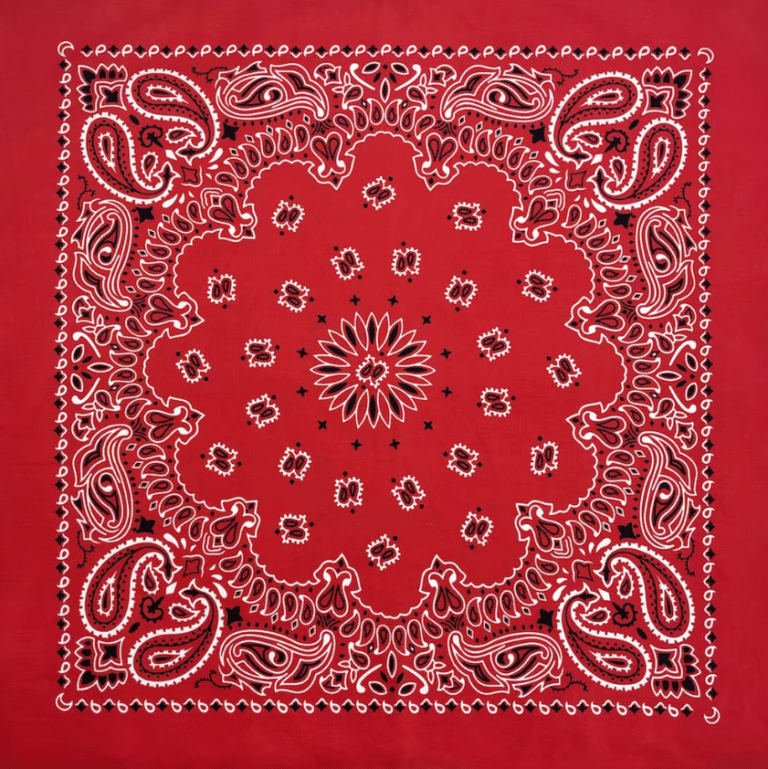 Bandana cowboy paisley 68×68 cm en coton (7)
