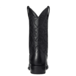 Bottes cowboy femme cuir vegan noir artisanale motif western (2)