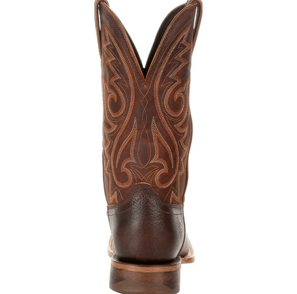 Bottes cowboy homme cuir marron brodé7