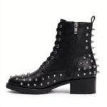 Bottines cowboy homme cuir à pique (3)