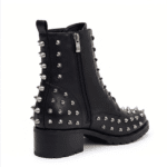 Bottines cowboy homme cuir à pique (4)