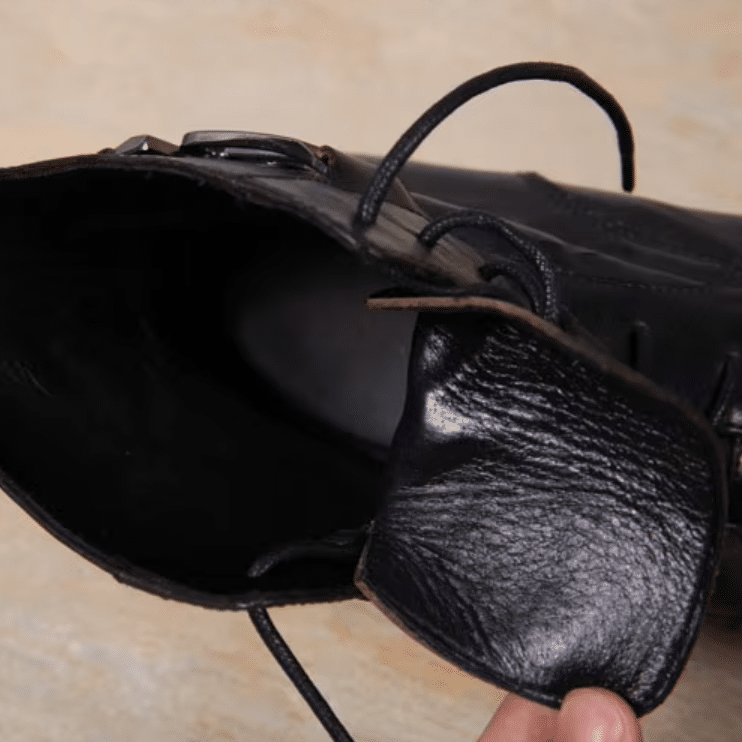 Bottines cowboy homme cuir talon étoiles (3)
