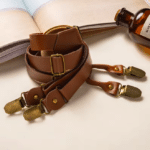 Bretelle cowboy cuire camelle (5)