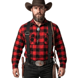 Bretelles rigide cowboy renforcées polyester nylon