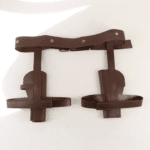Ceinture cowboy double holster cuisse en cuir synthétique (2)