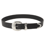Ceinture cowboy noire avec boucle strass (2)
