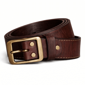 Ceinture cuir boucle classique laiton vintage