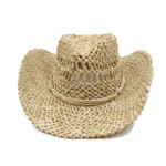 Chapeau cowboy été en paille brute (1)