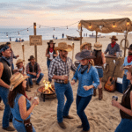 Chapeau cowboy été en paille brute