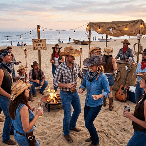 Chapeau cowboy été en paille brute