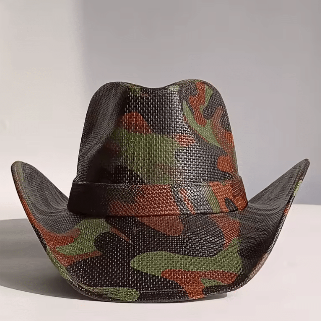 Chapeau cowboy motif camouflage (2)