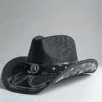 Chapeau cowboy paille bandeau cheval (2)