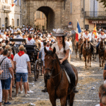 Chapeau cowboy paille damier (2)