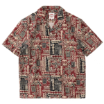 Chemise Cowboy Homme Rouge en Coton Motifs Western (2)
