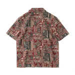 Chemise Cowboy Homme Rouge en Coton Motifs Western (3)