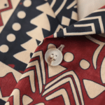 Chemise Cowboy Homme Rouge en Coton Motifs Western (4)