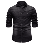 Chemise cowboy homme en jean ajustée (6)