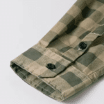 Chemise cowboy verte homme à carreaux (4)