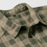Chemise cowboy verte homme à carreaux (5)