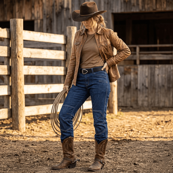 Jean de travail femme cowboy (2)