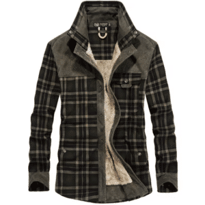 Veste femme carreaux doublée polaire Style Cowboy