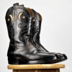 bottes cowboy homme cuir de vachette étoiles (4)