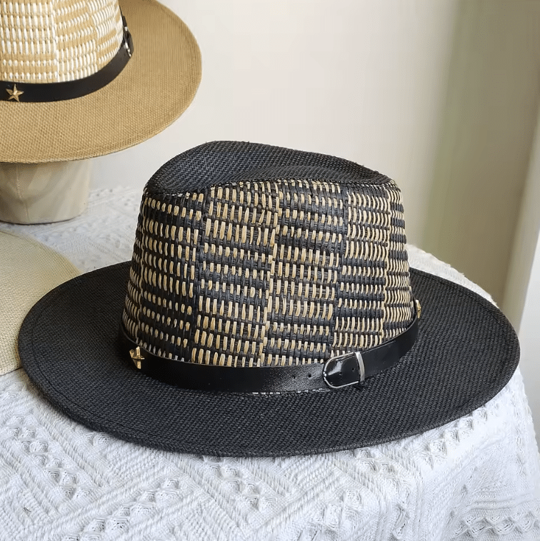 fedora paille tressé (2)