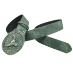 Ceinture cowboy boucle taureau argenté (6)