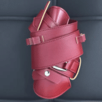 Ceinture cowboy holster simili cuir rouge (3)