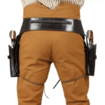 Ceinture double holster cowboy simili cuir (3)