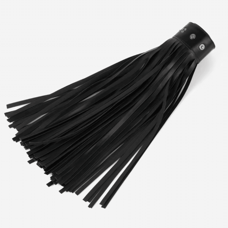 Ceinture franges noire taille haute (8)