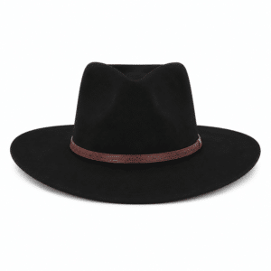 Chapeau cowboy feutre noir style country western