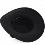 Chapeau cowboy feutre noir style country western (5)