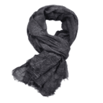 Chèche homme coton et lin à rayures vintage (1)