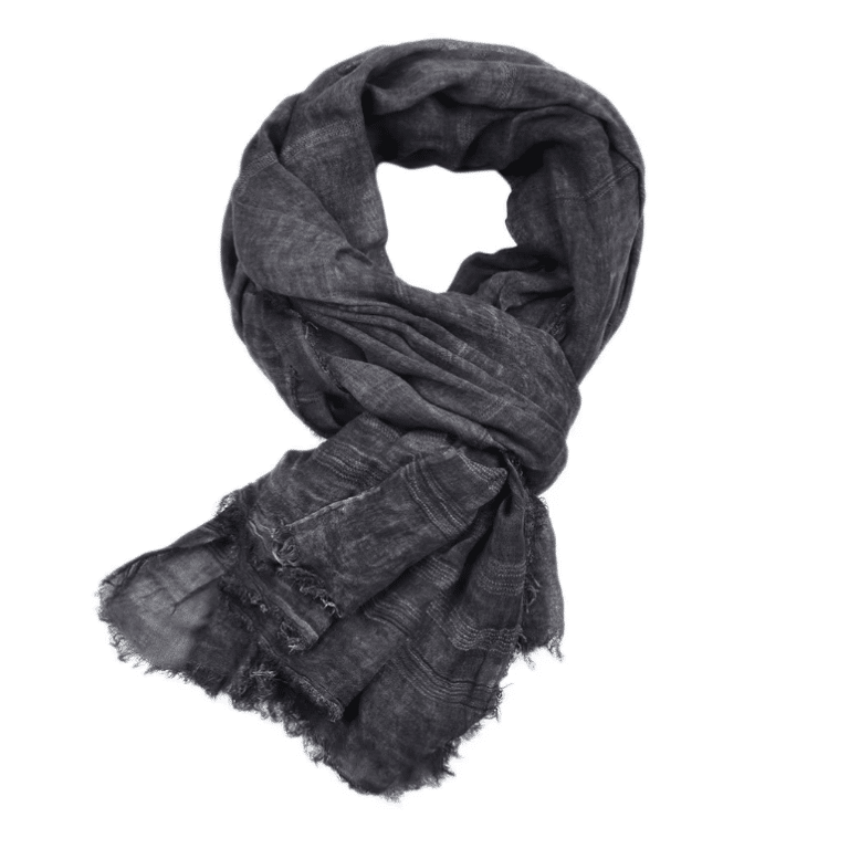 Chèche homme coton et lin à rayures vintage (1)