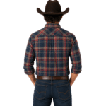 Chemise bûcheron homme rouge à carreaux (2)