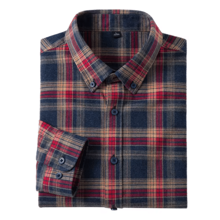 Chemise bûcheron homme rouge à carreaux (3)