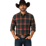 Chemise bûcheron homme rouge à carreaux (6)