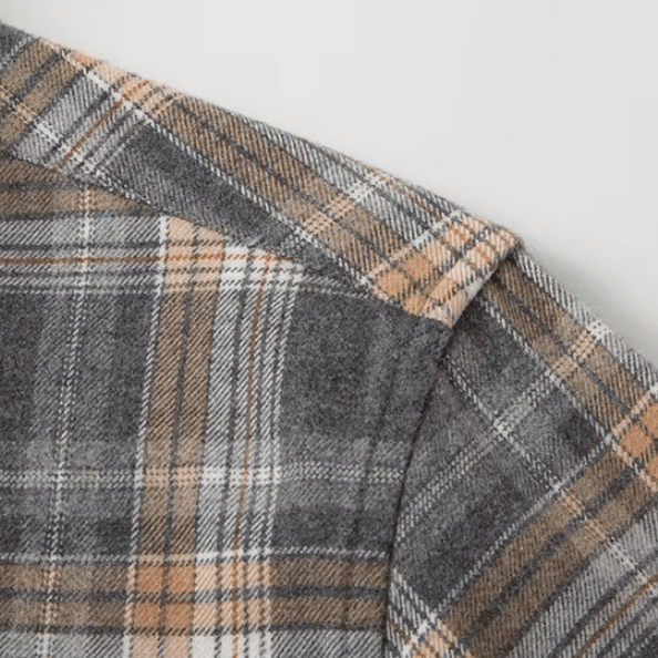 Chemise cowboy homme à carreaux style bûcheron (1)
