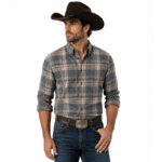 Chemise cowboy homme à carreaux style bûcheron (4)