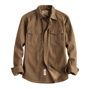 Chemise western femme coton rayée vintage