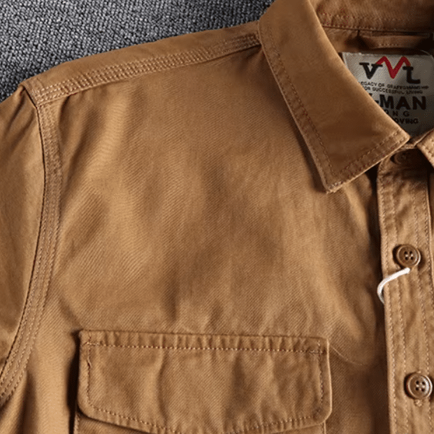 Chemise western homme coton épais workwear (11)
