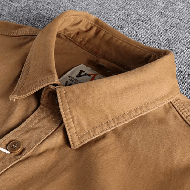 Chemise western homme coton épais workwear (12)