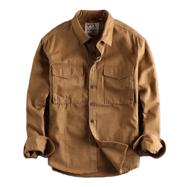 Chemise western homme coton épais workwear (14)