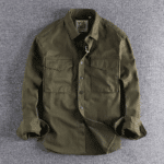Chemise western homme coton épais workwear (2)