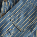 Chemise western homme coton rayée denim vintage (10)