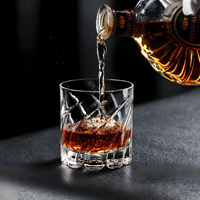 Coffret 4 verres old fashioned taillés Saloon Prestige (1)