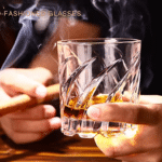 Coffret 4 verres old fashioned taillés Saloon Prestige (4)